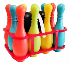 JUEGO DE BOWLING 10 PINOS + 2 BOLOS DURAVIT