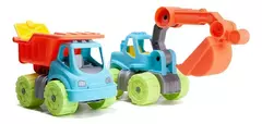 CAMION VOLCADOR Y RETRO EXCAVADORA DURAVIT - comprar online