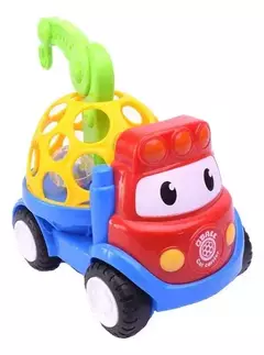 CAMION GRUA DE ARRASTRE PARA BEBE CON SONAJERO - comprar online