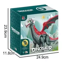 DINOSAURIO DRAGON CON ALAS LUZ SONIDO Y MOVIMIENTO - comprar online