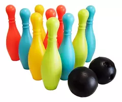 JUEGO DE BOWLING 10 PINOS + 2 BOLOS DURAVIT - comprar online