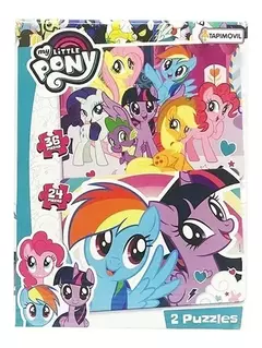 2 PUZZLES 24 Y 36 PZS MY LITTLE PONY TAPIMOVIL - comprar online