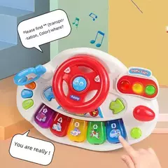 PIANO VOLANTE PARA BEBE CON LUZ Y SONIDO - comprar online