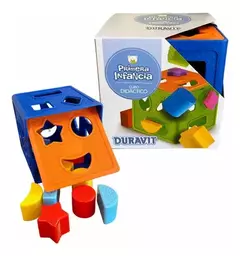 CUBO DIDACTICO ENCASTRE FORMAS GEOMETRICAS DURAVIT