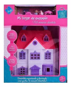 CASITA CON MUÑECOS MAS ACCESORIOS MASION DIVERTIDA