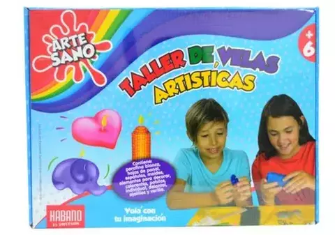 JUEGO DE MANUALIDADES TALLER DE VELAS ARTISTICAS ARTESANO