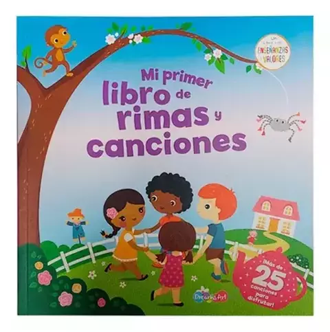 LIBRO DE CUENTO MI PRIMER LIBRO DE RIMAS Y CANCIONES