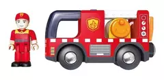 CAMION DE BOMBEROS CON SIRENA HAPE - tienda online
