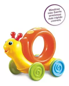 JUGUETE MI CARACOL VELOZ PARA BEBE FIBRO - CIUDAD RAYUELA