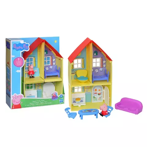 PEPPA PIG CASA DE PEPPA CON 6 ACCESORIOS HASBRO