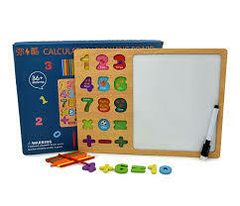PIZARRA TABLERO EDUCATIVO INFANTIL PARA HACER CALCULOS MATEMATICOS
