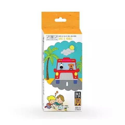 LONITA PARA PINTAR SAFARI DE ANIMALES 50 X 65 IMA TOYS