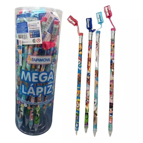LAPIZ GIGANTE PERSONAJES TAPIMOVIL