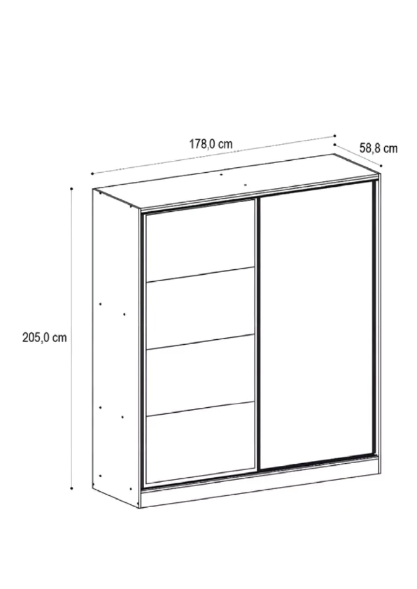 PLACARD MURANO 180 - Click Muebles