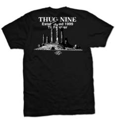 CAMISETA THUG NINE - BOLD AND BRAVE BLACK - comprar online