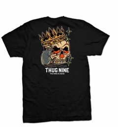 CAMISETA THUG NINE - KING IS DEAD BLACK