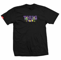 CAMISETA THUG NINE - LITTLE JOKERS PRETA