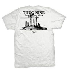 CAMISETA THUG NINE - BOLD AND BRAVE WHITE - comprar online