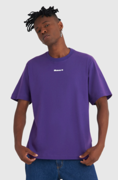 CAMISETA BAW - SELFIE LOGO ROXO