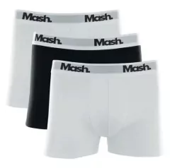 SUFGANG 3-PACK STRETCH COTTON BOXER BLACK - comprar online