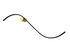 ARANDELA LED CURLING 100CM X 8CM 3000K 15W BIVOLT USINA IMPORTS UI20220/100 PT DR