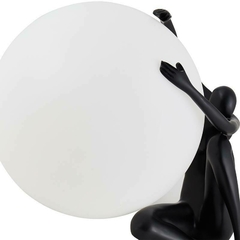 ABAJUR DE MESA MEZ OLI E27 PRETO NORDECOR 2565 na internet