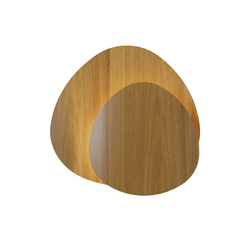 Arandela Leaf 34 x 33 x 9,5cm 1xG9 em Madeira Accord 4204 - loja online