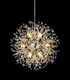 PENDENTE 50CM G9×9 METAL CROMADO+CRISTAL SINDORA DCD0776