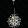 PENDENTE 60CM G9×12 METAL CROMADO+CRISTAL SINDORA DCD 0777