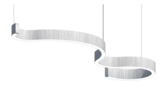 Imagem do Pendente Fox Lustres LED Slim Madeira 150cm 40W 3000K - 1095