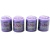 Vela Aromática Patchouly - Kit 04 - Coragem