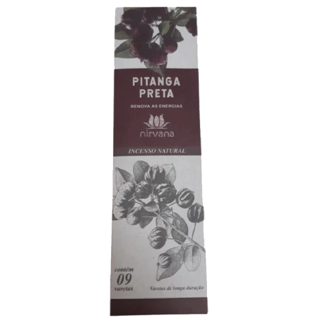 Incenso PITANGA PRETA - Nirvana - Renova Energias