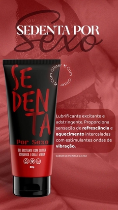 Sedenta por Sexo Gel Comestível Excitante - Esquenta, Gela e Vibra na internet