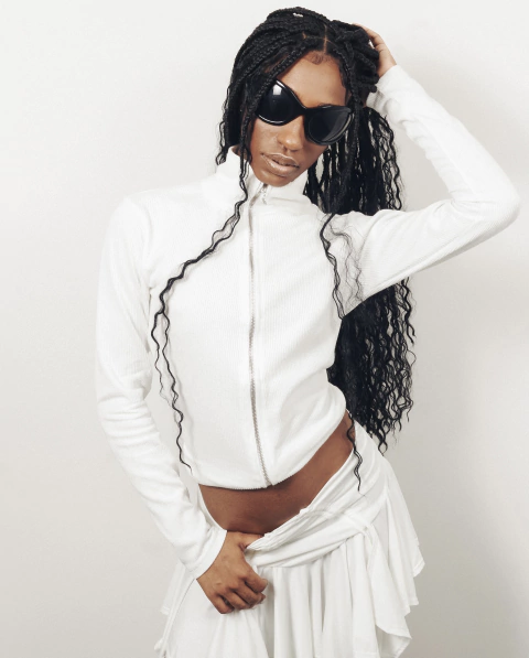 Cardigan tricotado branco