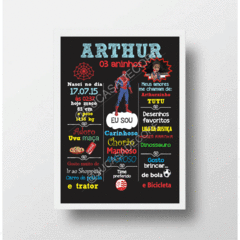 Chalkboard infantis - loja online