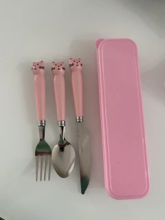 Kit talheres gatinho - comprar online