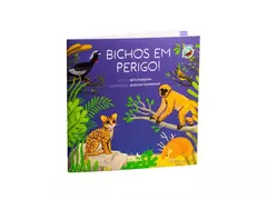 Livro e jogo de memória Bichos em perigo na internet