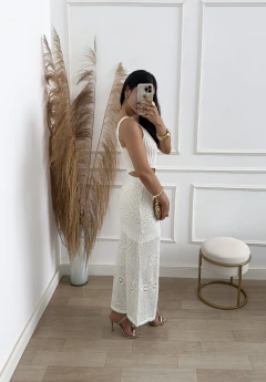 Vestido Flor - BRANCO - comprar online