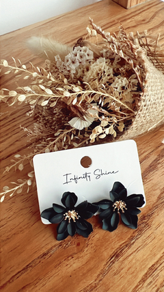 AROS FLOR (negro)
