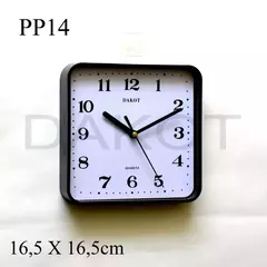 RELOJ PARED DAKOT 16,5CM COD: PP14 en internet