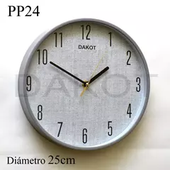 RELOJ PARED DAKOT 25CM COD: PP24 - Valani