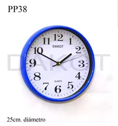 Imagen de RELOJ PARED DAKOT 25CM COD: PP38