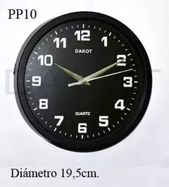 Imagen de RELOJ PARED DAKOT 19,5 CM COD: PP10