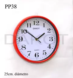 RELOJ PARED DAKOT 25CM COD: PP38 - tienda online