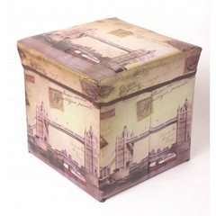 PUFF ECOCUERO 30X30CM Cod: 4670419