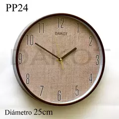 RELOJ PARED DAKOT 25CM COD: PP24 - tienda online