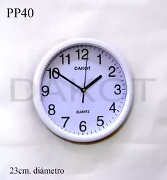 RELOJ PARED DAKOT 23CM COD: PP40 - tienda online