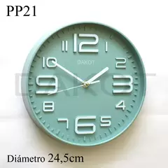 RELOJ PARED DAKOT 24,5CM COD: PP21 - Valani