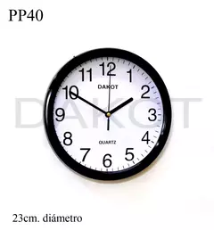 RELOJ PARED DAKOT 23CM COD: PP40 - Valani
