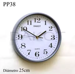 RELOJ PARED DAKOT 25CM COD: PP38 - comprar online